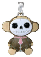 SUMMIT COLLECTION Furrybones Choco Monkey Munky Skeleton Boy Pendant Jewelry