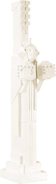 Frank Lloyd Wright - YTC Summit - Decorative Figurine - White - Sprite with Cubes