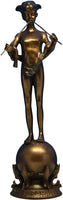 PTC Greek God of The Forest & Shepherds Nature-Pan of Rohallion Pan is a Slender Bronze Reproduction,8.5" H