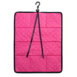KIOTA Beauty Bag - Ideal for Bottles - Makeup Brush Storage Pocket and Outer Pockets - Quilted Finish Shoulder Bag Cosmetic Organizer