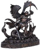 Pacific Giftware The Crusader Knight Slaying Dragon I Will Fear no Evil Collectible Figurine