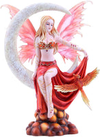 Pacific Giftware Four Elements Celestial Moon Fairy Figurine Earth Wind Frost Fire Collectible Figurine Nene Thomas Art Inspiration Official Licensed Collectible 12 Inch Tall (Earth)