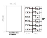 Bandc 6 Gang Marine Boat Bridge Control Switch Panel with LED Rocker Circuit Breaker 12v 24v