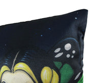 `Three Wise Fairies` 14 in. X 14 in. Satin Throw Pillow