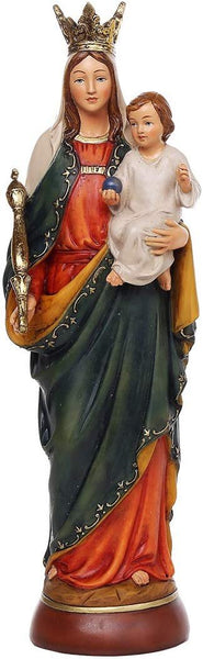 Our Lady of Help of Christians Catholic Religous Figurine Sculpture 12 Inch