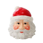 Pacific Trading Christmas Santa Cookie Jar Ceramic Cute Kitchen Accessory