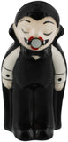 Vampire with a Coffin Magnetic Ceramic Halloween Salt and Pepper Shakers