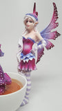 Amy Brown Get Out of My Tub Cup Fairy Dragon Fantasy Art Figurine Collectible 6.25 inch