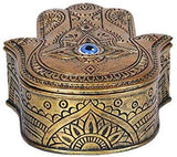 Pacific Giftware Hamsa Golden Box Home Decor