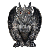 ABZ Brand Guardian Winged Red Eye Standing Dragon Gargoyle Candle Holder Statue Figurine Gothic Myth Fantasy Sculpture Decor