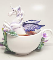 Pacific Giftware Amy Brown Enchanted Unicorn Tea Cup Fantasy Art Figurine Collectible 5.75 inch