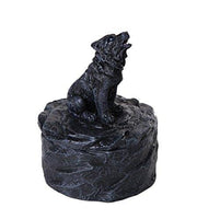 Pacific Giftware Lone Majestic Wolf Mini Resin Trinket Box 3.15 Inches Tall