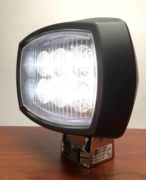 TRUCK OFF ROAD LED HIGH POWER LIGHT 9-56VDC ALUMINUM IP 66 FULL TILT 360° ROTATION 6LEDS X 3WATT MULTI VOLT