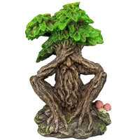 Botega Distributing Forest Spirit See Hear Speak No Evil Wise Greenman Figurines Set of Three Whispering Forest