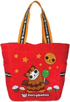 Furrybones Hootie Holding Lollipop Red Carrying Tote Bag