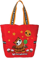 Furrybones Hootie Holding Lollipop Red Carrying Tote Bag