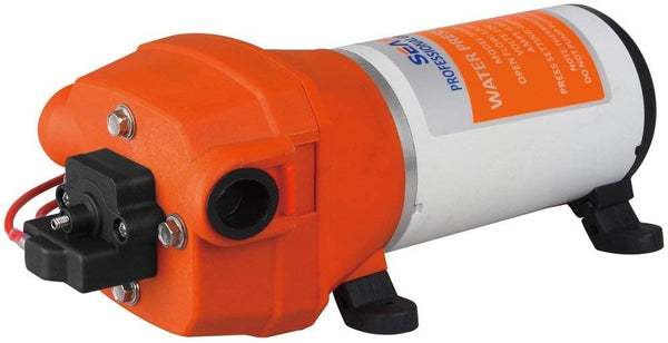 BOATS MARINE RV DIAPHRAGM PUMP 12V 15A EPDM 2-PIN CONNECTOR DEMAND SANTOPRENE