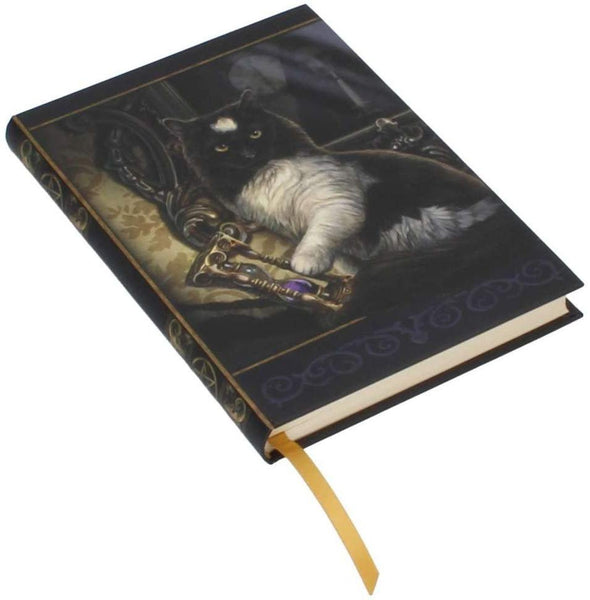 Lisa Parker Time's Up Black and White Cat Cover Embossed Collector Journal Book