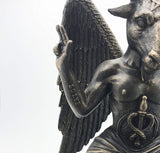 GiftImpact Baphomet Divine Goat of Mendes Sabbatic Goat Solve et Coagula Statue 10 Inch Tall