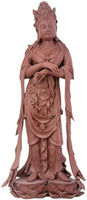 Yixing Clay Kuan Yin Buddhism Figurine