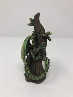 Forest Wyrmling Tree Adult Dragon and Baby by Anne Stokes Age of Dragons Collection Nest