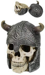Viking Skull Box Home Decor Statue Made of Polyresin