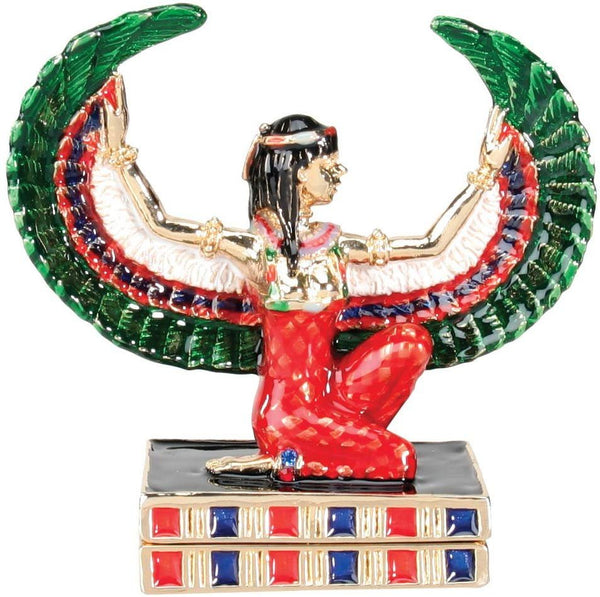 Egyptian Maat Jeweled Box - Collectible Egypt Jewelry Container