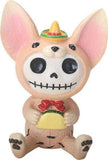 SUMMIT COLLECTION Furrybones Taco Signature Skeleton in Chihuahua Costume Holding a Taco