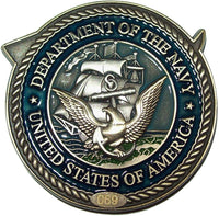 USN - Skull "STEW BURNER" Challenge Coin