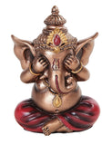 COLORFUL SEE HEAR SPEAK NO EVIL GANESHA EASTERN ENLIGHTENMENT LORD SCULPTURE