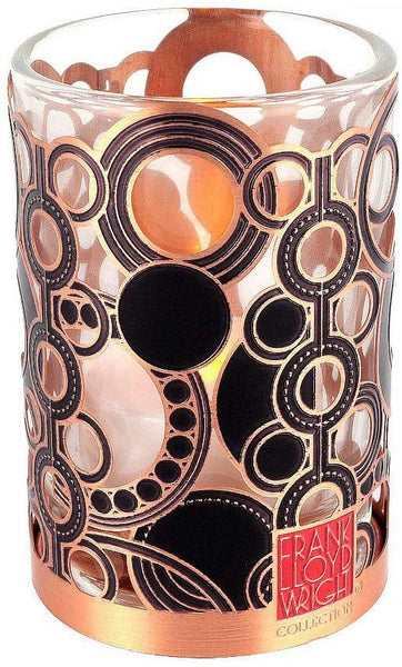 YTC Frank Lloyd Wright Imperial Hotel OYA Carving Votive Candle Holder