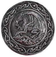 Pacific Giftware Medieval Fantasy Dragon with Red Ornamental Decorative Crystal Trinket Box