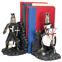 amazinggiftimpact.com Medieval Time Religious War Crusader Knights Battle of Hattin Decorative Bookends Set