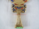 SUMMIT BY WHITE MOUNTAIN Egyptian Floral Mirror Collectible Flower Egypt Decoration Figure
