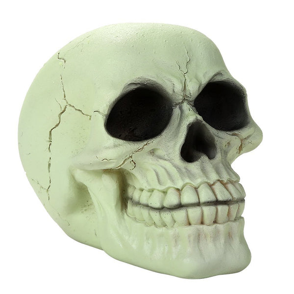 Pacific Giftware Glow in The Dark Luminescence Skull Halloween Decorative Accessory 3.75 Inch Tall
