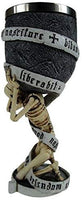 Pacific Giftware Skeleton Skull Goblet The Truth Goblet Skeleton Goblet by Anne Stokes
