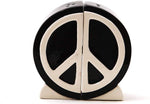 1 X Peace Sign Salt and Pepper Shaker Set: 1960's Icon Home Seasoning Device