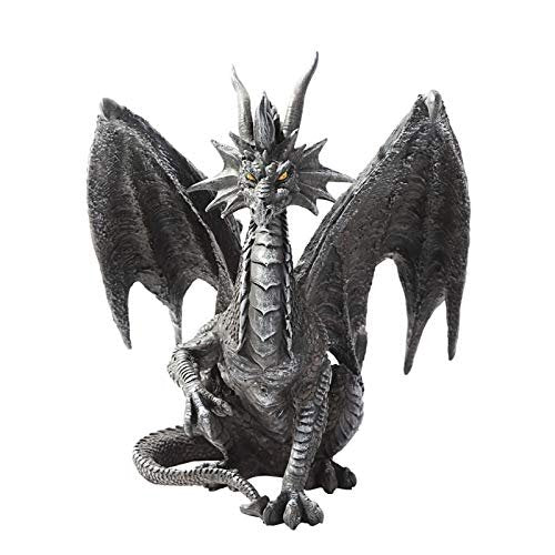 Pacific Giftware Black Checkmate Dragon Statue by Ruth Thomson Dragons Lair
