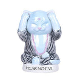 Pacific Giftware Master Meow See, Hear, Speak no Evil Figurines Set of 3