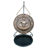 ABZ Brand Sitting Money Happy Buddha Backflow Incense Burner with Stand