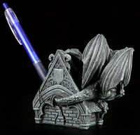 6" Evil Guardian Winged Gargoyle Sculpture Figure/Pen Holder