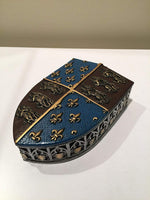 Pacific Giftware Medieval Times Coat of Arms Shield Lidded Box