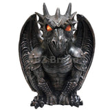 ABZ Brand Guardian Winged Red Eye Standing Dragon Gargoyle Candle Holder Statue Figurine Gothic Myth Fantasy Sculpture Decor