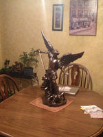 St. Michael Statue 40" (Image does not represent the actual item. Images are inside.)