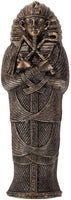 Ancient Egyptian Artifact Collectible King Tut Sarcophagus Coffin w/ Mummy...