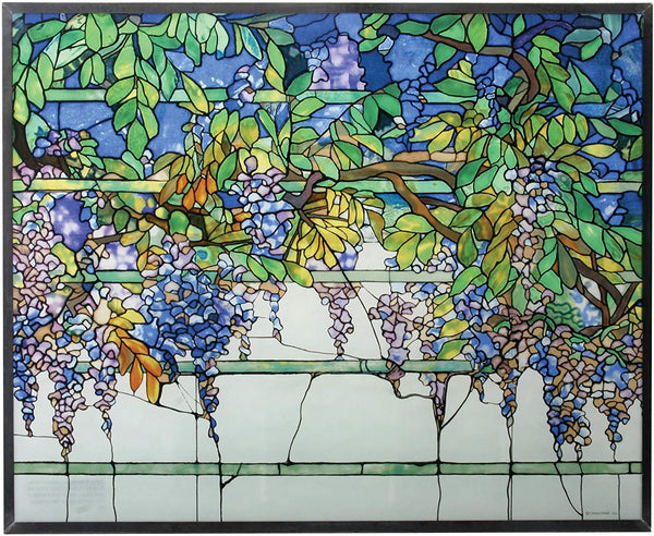 YTC Tiffany Wisteria Stained Glass