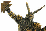 Norse God Odin Bronze Finish Statue Pagan Viking