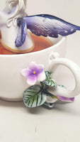 Pacific Giftware Amy Brown Enchanted Unicorn Tea Cup Fantasy Art Figurine Collectible 5.75 inch