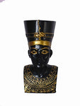 PTC 3.5 Inch Egyptian Queen Nefertiti Head and Bust Resin Statue Figurine