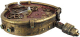 Steampunk Wall Clock Heart Pierced Cupid Gearwork Painted Resin [Toy]